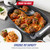 Blue Diamond 7QT Diamond Ceramic Nonstick 5-in-1 Electric Skillet, Graphite