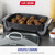 Blue Diamond 7QT Diamond Ceramic Nonstick 5-in-1 Electric Skillet, Graphite