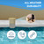 ALLSAFE Pool Fence Hole Caps for 1-Inch Poles, Tan, 25 Pack