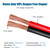 10 Gauge Wire 2 Conductors Copper Wire, 10 AWG Battery Cable, 50FT