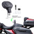 Adjustable Rider Driver Backrest For Harley Touring 2009-2025