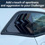 WildWell Side Window Louvers Compatible with 2008-2024 Dodge Challenger