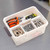 Citylife 17 QT Clear Craft Organizers and Storage Box with Handled Tray