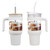 chunmo 40 oz Glass Tumbler with 2 Lids-Bamboo Straw Lid & 2-in-1 Sip and Flip Straw Lid,Iced Coffee Cup with Handle, Glass Water Bottles with Silicone Sleeve,Glass Cup with Straws, BPA Free-1 Pack