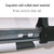 Pull Out Clothes Hanger Rail for Closet, Adjustable Heavy Duty Steel Clothes Storage Hanger Rack Bar for Pants Coats (392mm/15.4inch)