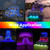 RVZONE 3‑Inch RGBW Marine LED Courtesy Lights IP68 Stainless Steel 2‑Pack