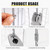 KHEARPSL 1800Pcs Wire Cage Clips and Pliers, Fencing Pliers Rabbit Chicken Wire Cage Fasteners Hog Ring Pliers, J Clips Tool for Assembling and Building Wire Cages, Wire Fence Fastener Tool