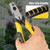 KHEARPSL 1800Pcs Wire Cage Clips and Pliers, Fencing Pliers Rabbit Chicken Wire Cage Fasteners Hog Ring Pliers, J Clips Tool for Assembling and Building Wire Cages, Wire Fence Fastener Tool