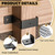 MooxHAI 6 Pack 4x4 Strap Post Ties, Heavy Duty Post Brackets for Wood