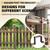 MooxHAI 6 Pack 4x4 Strap Post Ties, Heavy Duty Post Brackets for Wood
