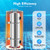 JUOPTGJ Pool Heat Exchanger,Heat Recovery Pool Heater Stainless Steel Shell，200kBtu/h 304 Stainless Steel Same Side Ports 1"+1 1/2" FPT for Swimming Pool Spa Solar Heate