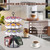 Eastsign Tea Bag Organizer Compatible with K-Cup Pods, 60-Bag 30-Pod Stand