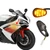 iTobest Flush Mount LED Turn Signals Fit For Yamaha R1 R3 R6 MT07 09,Smoke