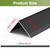 Fengone Aluminum Corner Guards L Molding Corner Guards with 90° Angle 35 X 1.6inch Stick Metal Corner Protector Molding for Wall Table Door Frame Protection and Decoration (3 Pack)