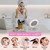 WEILY Magnifying Makeup Mirror 10X/1X, Travel Mirror with Light