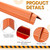 Briwooody Ladder Stabilizer for Gutters and Roof Ladder Safety Covers Grip Strips Extension Accessory Non Skid Anti Slip Tape, Fall Prevention Scratch Protection, Strong Grip