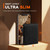 RUNBOX Wallet for Men Slim Leather Bifold RFID Blocking Minimalist Front Pocket Design with Gift Box