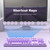 MOFII Keyboard Wired Large Print, Computer Keyboard Plug Play, Colorful Retro Round Typewriter Keyboard with Numeric Keypad and Media Hotkey for Windows PC Laptop (Pale Purple)