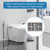 Washlet Deodorizer Air Filter Compatible with Toto THU6474-01/THU6474#01 THU6072 Washlets S550E C5 C2 SW3074 SW3054T40 SW3056T40, Bathroom Toilet Carbon Air Filter Carbon 3 Pack