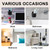 ZhouBoat Remote Control Holder Wall Mount Remote Organizer Storage Box