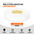 White PVC 1-1/2 inch x 50 ft Edge Banding Peel and Stick Strong Adhesive Edging Trim Flexible and Durable Veneer for Wood Cabinate Laminate Shelf Restoration
