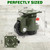EMBOWLIFE Leveling Casters Wheels, Heavy Duty Casters Wheels with Ratchet Arm 6600 LBS, Green Retractable Casters Set of 4, Nylon Wheels & Leveling Feet, Suitable for Equipment, Machine