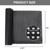 23.6" x 72" Plastic Cane Webbing for Basket Making, Black Synthetic Rattan Roll for Crafting, Basketry Supplies, DIY Projects