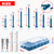 200Pcs 3/16" 1/4" Hex Head Concrete Screws with Drill Bit and Driver bit