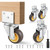 HOD 2" Side Mount Casters Set of 4, L-Shaped 360° Swivel