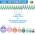 120 Pack Plastic Spiral Binding Coils Binder Binding Spirals Rings Multi Size Spiral Binding Wire Combs Spines Coils, 4:1 Pitch, 1/4 5/16 3/8 1/2 9/16 5/8 3/4 7/8 Inch (Pastel Color)