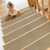 SMILOOL Stair Treads Non Slip for Wooden Steps Indoor 9" x 36" 15 Pack Extra Wide Stair Tread Carpet Stairs Runner, Step Pads with Reusable Adhesive for Dogs Kids Elders, Machine Washable, Beige