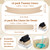 Wesnoy Cotton Sweat Liners Set for Bra and Tummy Mixed Color M 20 Pack