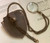 10X Magnifier Antique Brass Chain Pendant with 40mm Glass Lens, Wearable Monocle for Eye, Magnifying Reading, Necklace for Women/Men