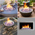 Mr. Fireglass 10 lbs High Luster Fire Pit Glass, 1/2 Inch Reflective Purple
