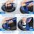8" Glass Suction Cup, 2 Pack Vacuum Suction Cups with Metal Handle and Brass Pump for Granite & Glass Lifting, 480 lbs Load Capacity with Carrying Case, Deep Blue