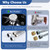 LukLoy Salon Shampoo Bowl Faucet Vacuum Breaker Kit, All-in-one Salon Parts