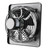 12 Inch Window Exhaust Wall Mounted Ventilation Basement Extractor Industrial Fan 720 CFM High-Speed1460 RPM Industrial Fan for Home Garage Office Commercial Use (12 Inch+Speed Control)