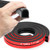 CHUANJI Rubber Seal Strip D Shape Weather Stripping Exterior 1" Garage Door Seal Extra Thick Automotive weatherstripping for Boat, Car, Truck, Rv, Marine,Cargo Trailer Door/Window (25 ft)