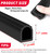 CHUANJI Rubber Seal Strip D Shape Weather Stripping Exterior 1" Garage Door Seal Extra Thick Automotive weatherstripping for Boat, Car, Truck, Rv, Marine,Cargo Trailer Door/Window (25 ft)