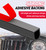 CHUANJI Rubber Seal Strip D Shape Weather Stripping Exterior 1" Garage Door Seal Extra Thick Automotive weatherstripping for Boat, Car, Truck, Rv, Marine,Cargo Trailer Door/Window (25 ft)