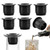 Ranjaner 6-Pack Liquor Pourer Adapters, 1 Inch (25mm) Bottle Neck Converts