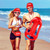 ZIZWO 5 PCS Guard Costume Set Lifeguard Accessories Include Guard Hat Inflatable Float Sunglasses Guard Fanny Pack Whistle with Lanyard for Adult Kids Beach Party Dress Up