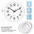 Caysie 16 Inch Sealed Large Outdoor Clocks Waterproof (White)