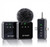 PQRQP Wireless Clip Microphone, Mini Lavalier Mic for Recording-Dark Gray