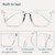 Gaoye Blue Light Glasses for Computer & Gaming - Clear