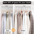 TOPIA HANGER Wooden Hangers 30 Pack, 0.28-inch Slim & Durable Clothes Hangers Space Saving, Natural Wood Hanger with 360°Swivel Hook and Non-Slip Shoulder Notches for Coat,Shirt, Camisole, Dress-CT51N