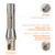 Jerax tools R8 Indexable 1" End Mill, Carbide Insert 90° Milling Cutter