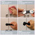 Cabinet Locks Baby Proofing, Childproof Cabinet Locks 10 Pack with Adhesive for Protecting Kids and Toddlers, Child Safety Lock for Drawer Cupboards Closet and Pantry Door (Black)