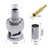 Yeerong BNC crimping tool kit,20 BNC male crimp-on connectors and coaxial cable crimper for RG58 RG59 coaxial cable