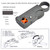 Yeerong BNC crimping tool kit,20 BNC male crimp-on connectors and coaxial cable crimper for RG58 RG59 coaxial cable